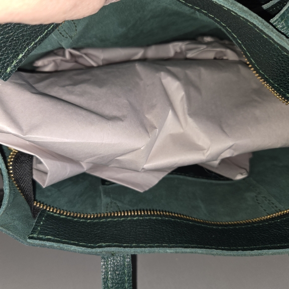 Almost Perfect Large Lola Zipper Crossbody Tote - Picture 7 of 11